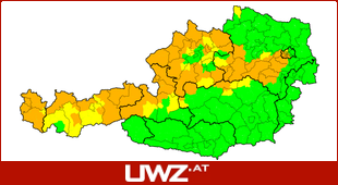 UWZ - Aktuelle Unwetterwarnungen für Österreich